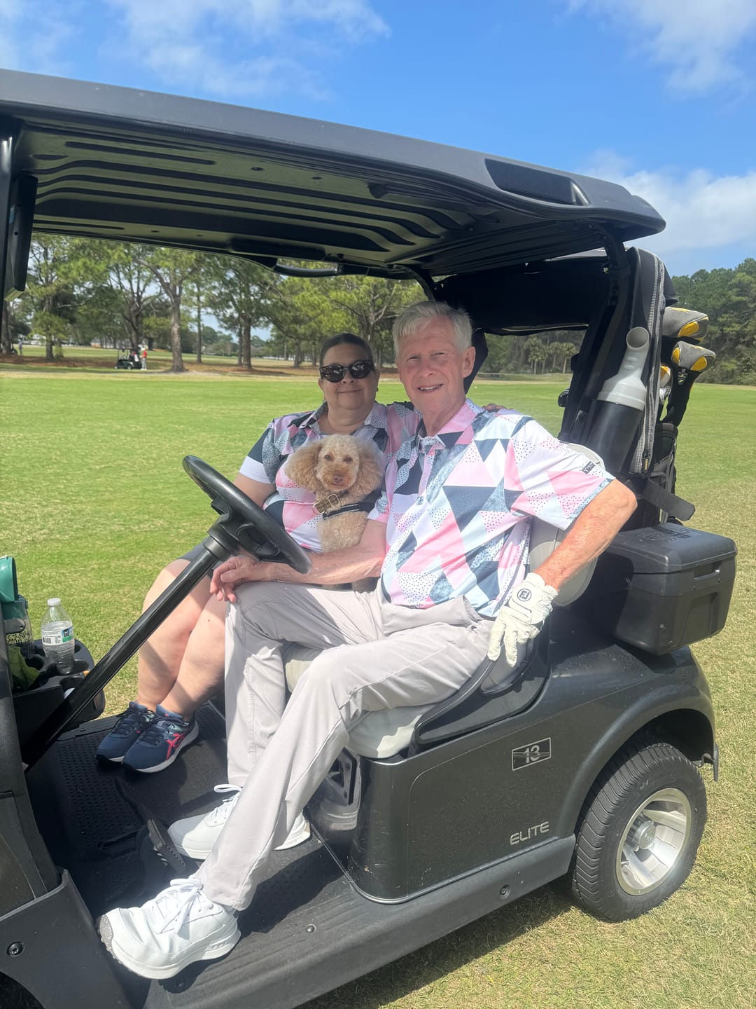 Customer photo review of Birdie Dropper Golf Polo