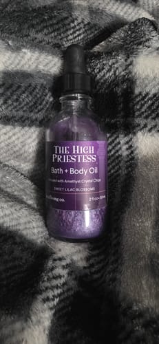 Customer photo review of The High Priestess Bath & Body Oil