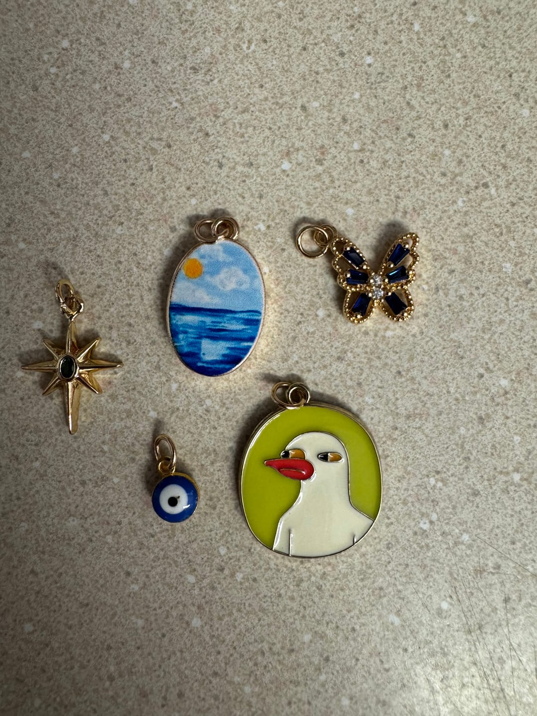 Customer photo review of 5 CHARM BUNDLE - Pick Your Charms TT LIVE