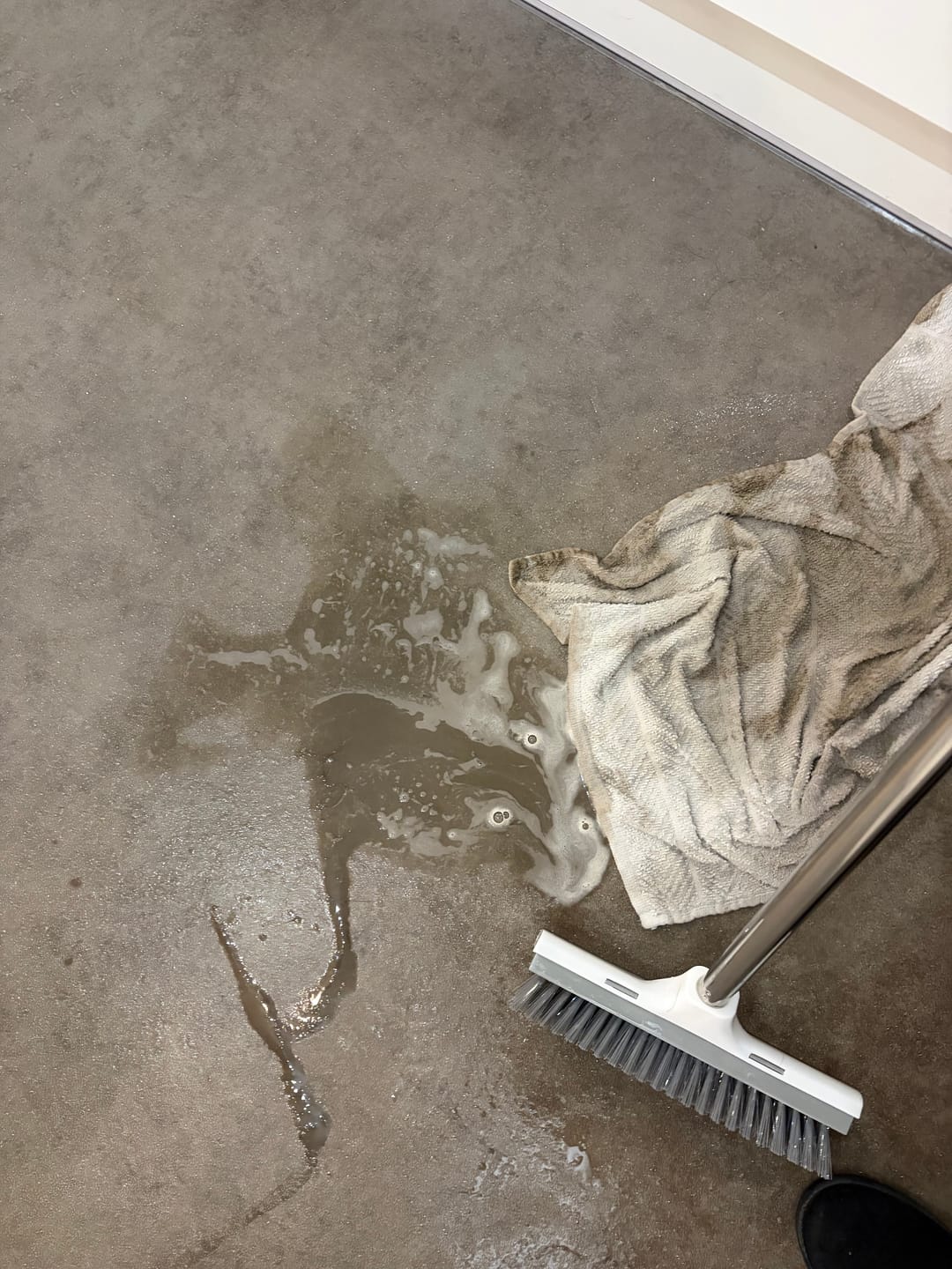 Customer photo review of Magic Floor Scrubbing Brush