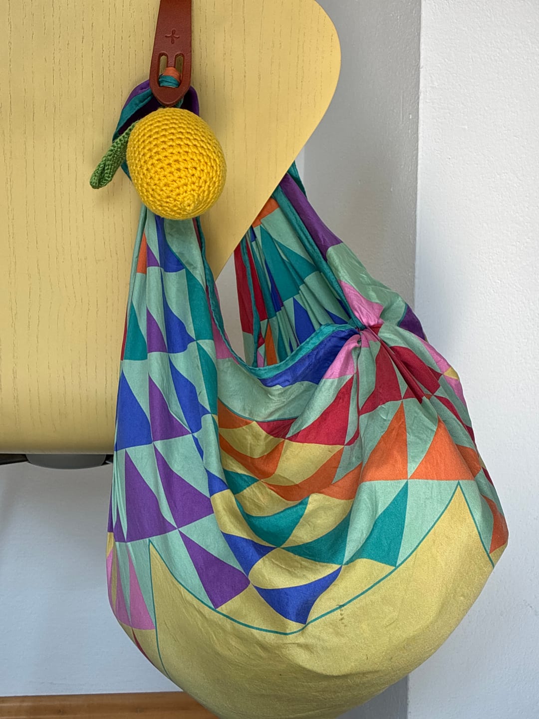Customer photo review of Lederhenkel für Furoshiki-Tasche