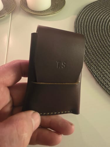 Customer photo review of Slimmad plånbok i äkta läder