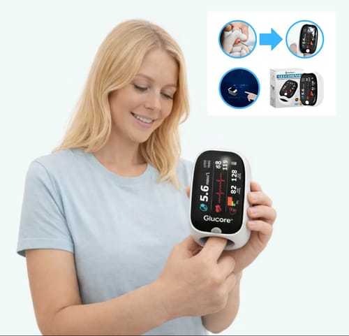 Customer photo review of Glucore™ Blutzuckermessgerät | Messen Sie Ihren Blutzucker schmerzfrei in nur 5 Sekunden