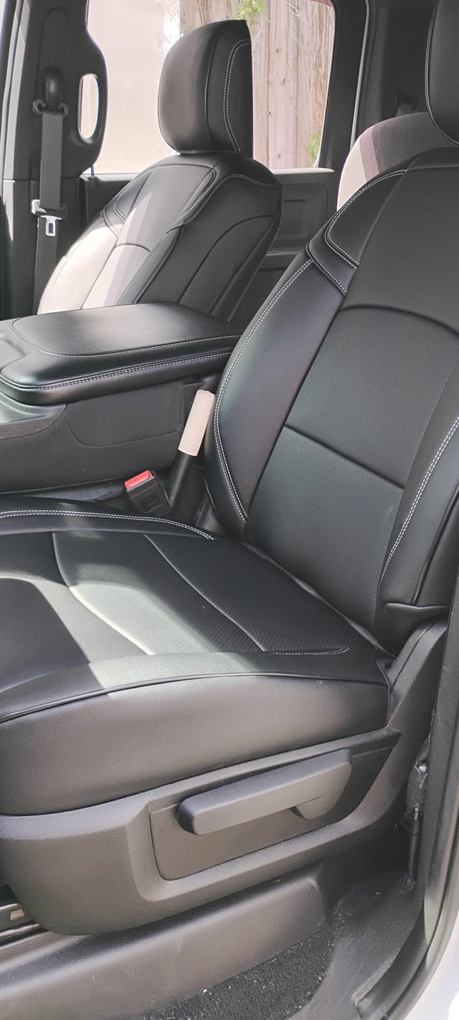Customer photo review of 2019+ Dodge Ram 2500 3500 Leather Seat Covers