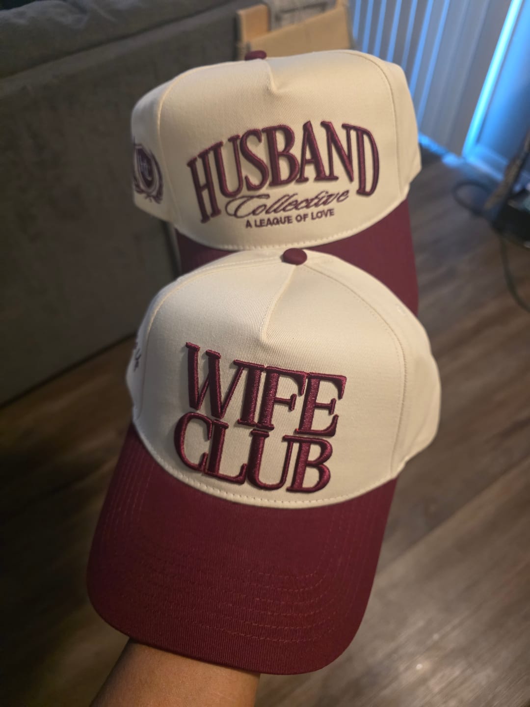 Customer photo review of Merlot Perfect Duo Hat Bundle