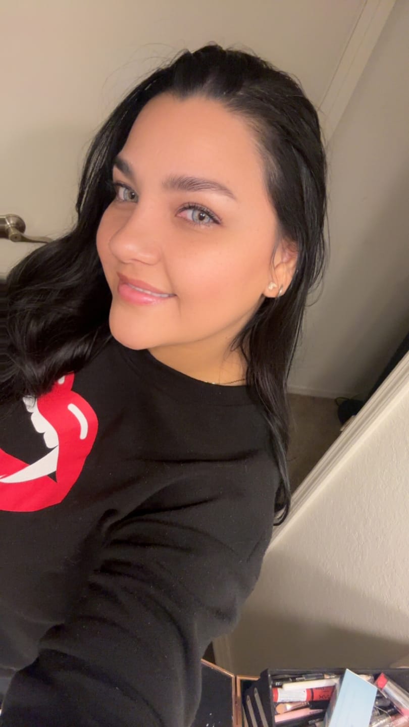 Customer photo review of Citha Hazel Brown Prescription Colored Contact Lenses