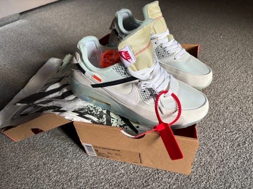 Customer photo review of Off-White x AM90 'Ice'