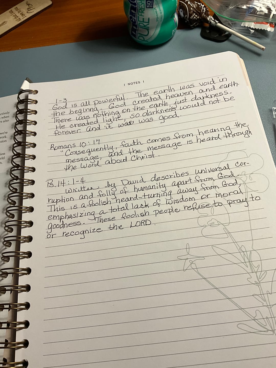 Customer photo review of The Bible In A Year: A 52-Week Journey Through God's Word