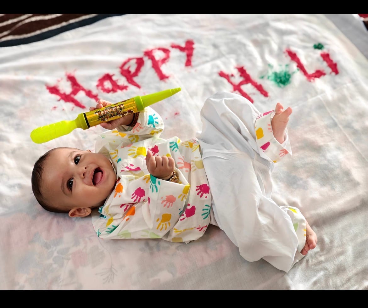 Customer photo review of Painted Palms Holi Kurta Pajama