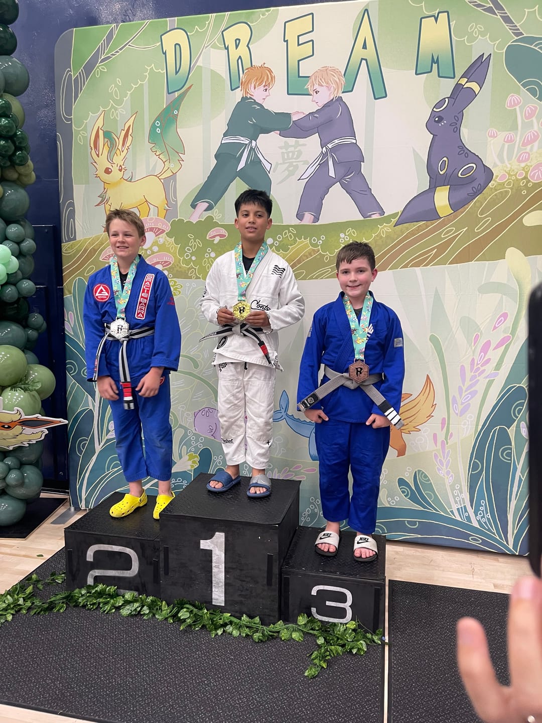 Customer photo review of Core Blue Brazilian Jiu Jitsu Kids BJJ Gi