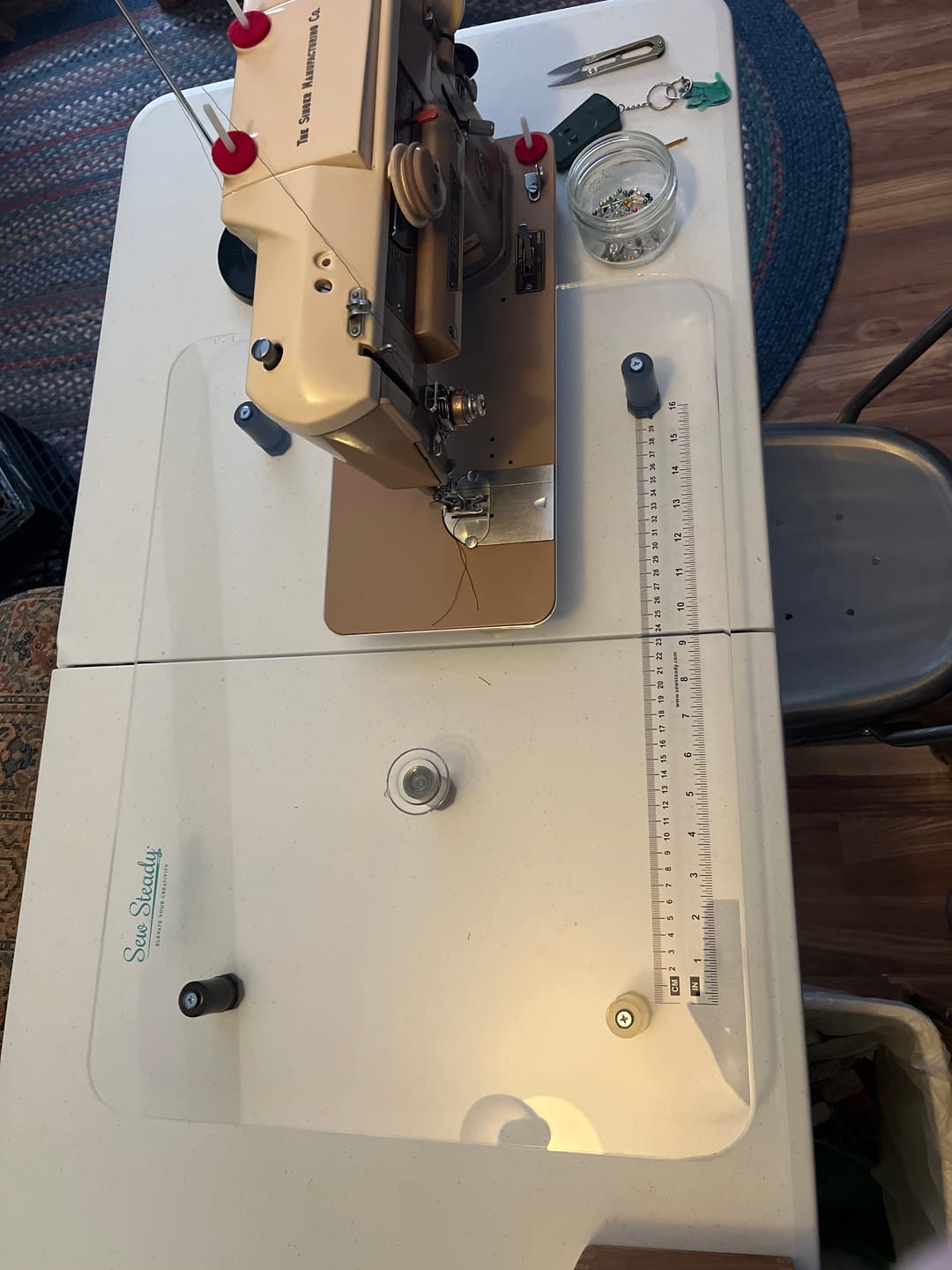 Customer photo review of Sew Steady Sewing Machine Extension Table