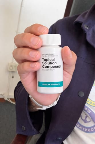 Customer photo review of Minoxidil High Strength (5%) SOLUTION, 3x60ml pack