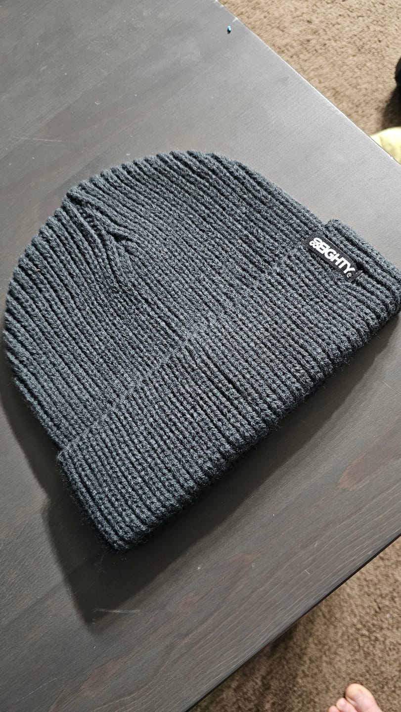 Customer photo review of 80eighty® Graphite Beanie