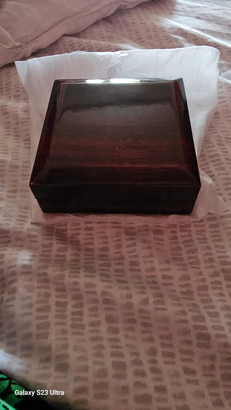 Customer photo review of 65th Birthday Gift for Mom from Son, Love Knot Necklace with Meaningful Message Card, 65 Year Old Birthday Present for Mother, Jewelry Gift Box
