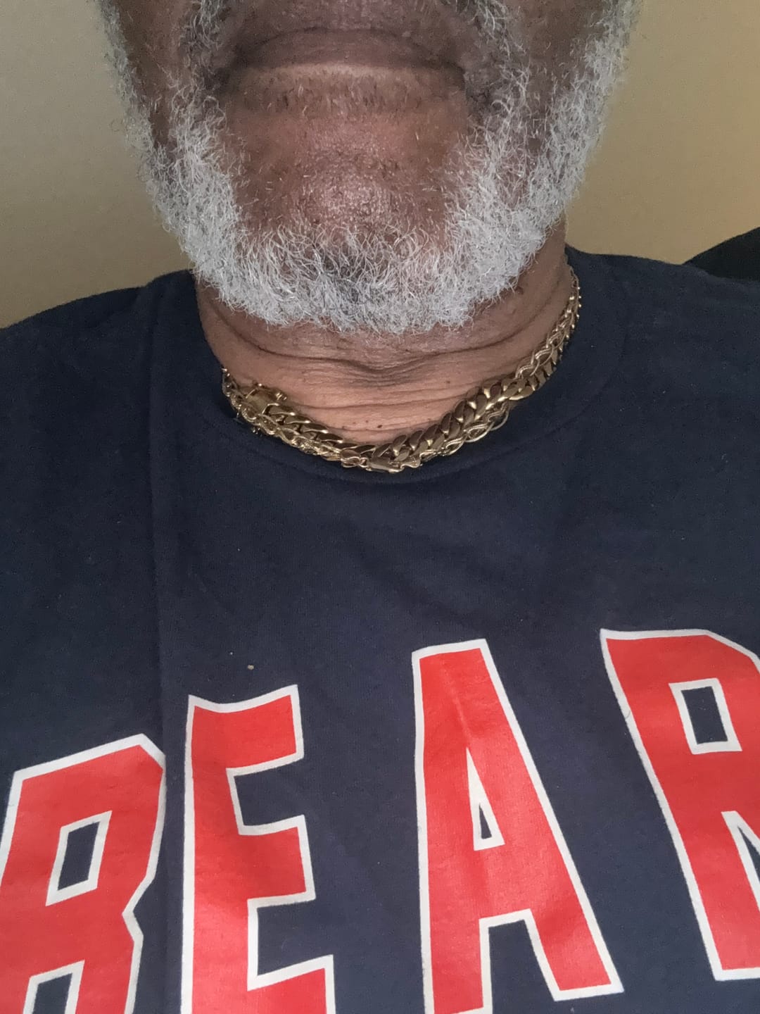 Customer photo review of 10-22mm Solid 18k Gold Plated Miami Cuban Link Chain