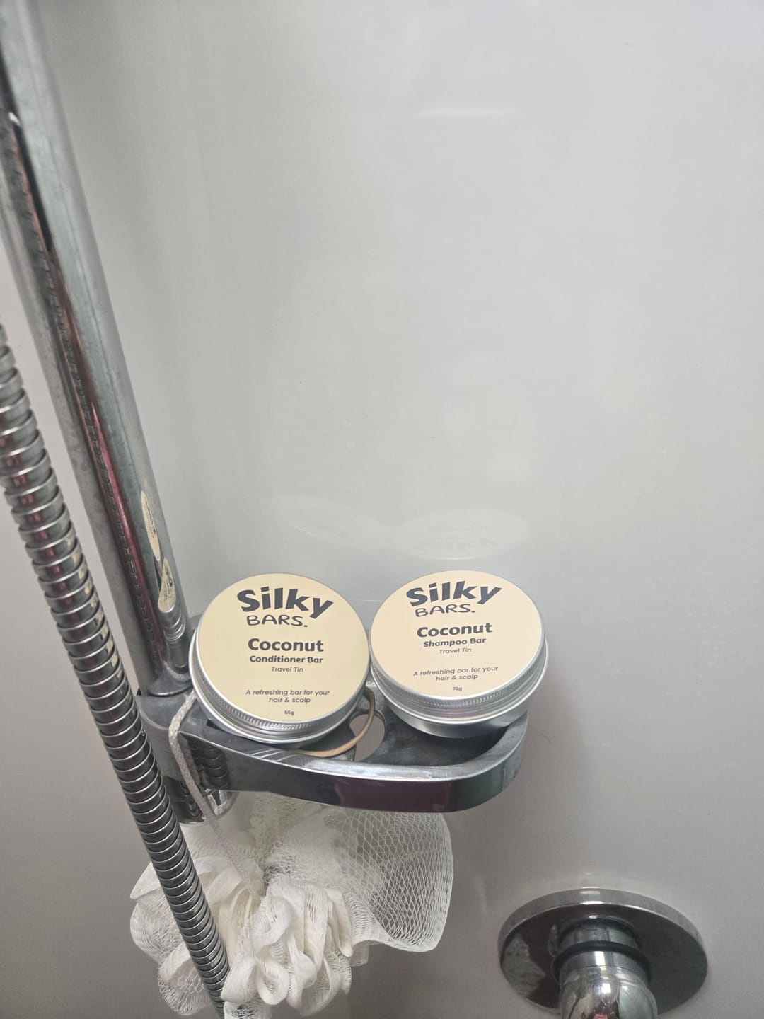 Customer photo review of Coconut Oil Conditioner Bar