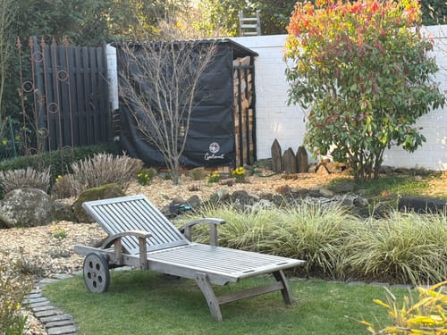 Customer photo review of Gartenzeit® Kaminholzregal Außen (X)XXL