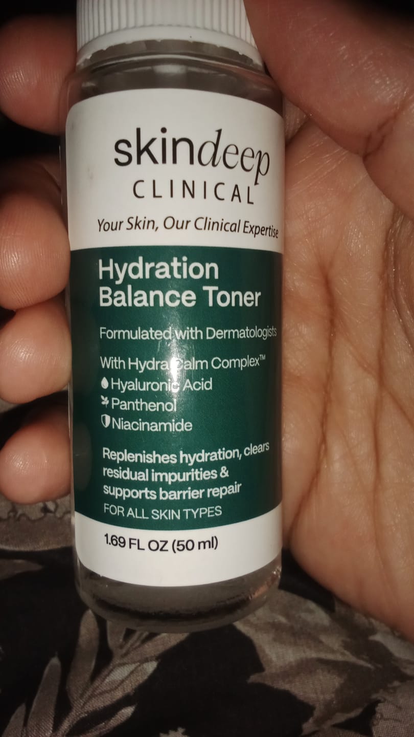 Customer photo review of Hydration Balance Toner