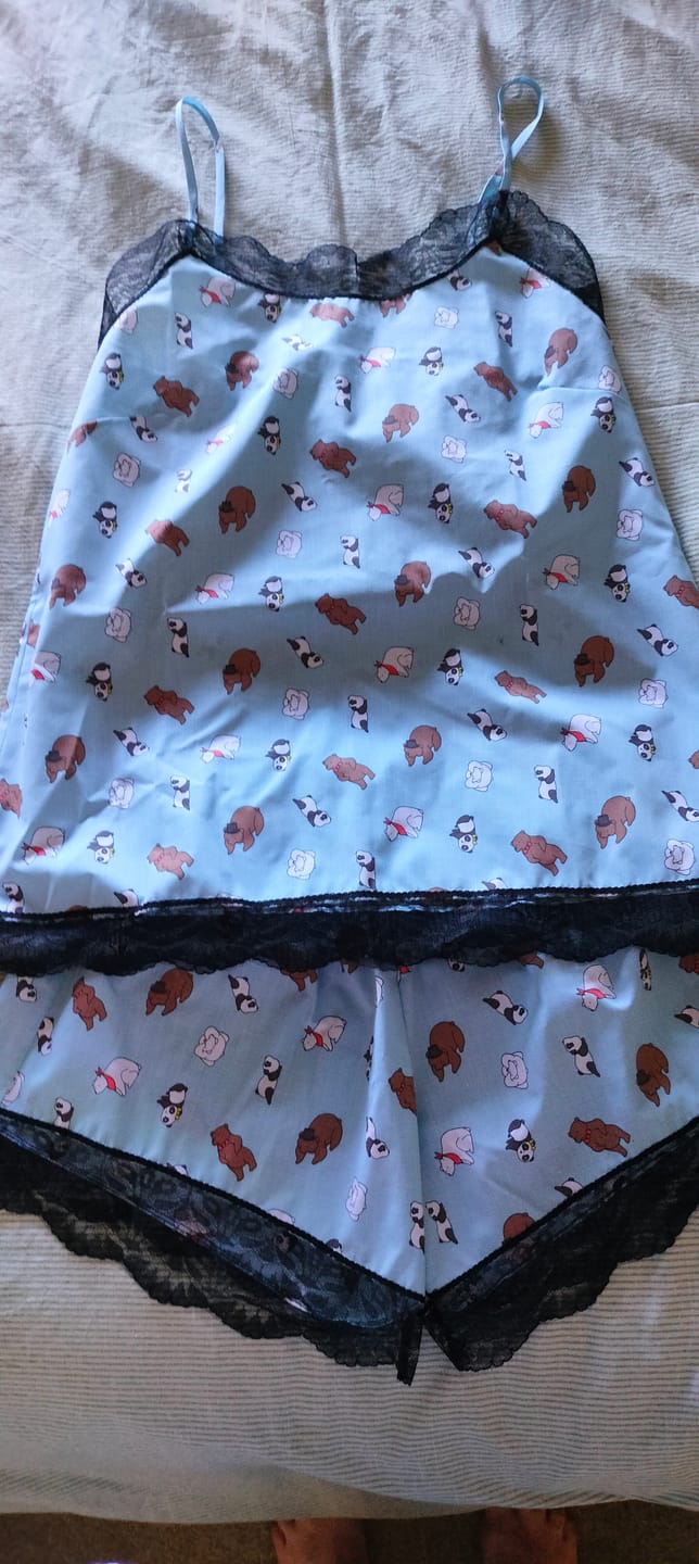 Customer photo review of Bear and Panda Polycotton Fabric