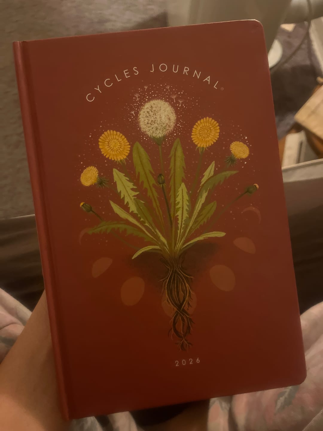 Customer photo review of Cycles Journal® 2026: Your Offline Moon Cycle Tracker & Planner for Whole-Body Awareness – mental, menstrual, menopausal &/or horomonal health