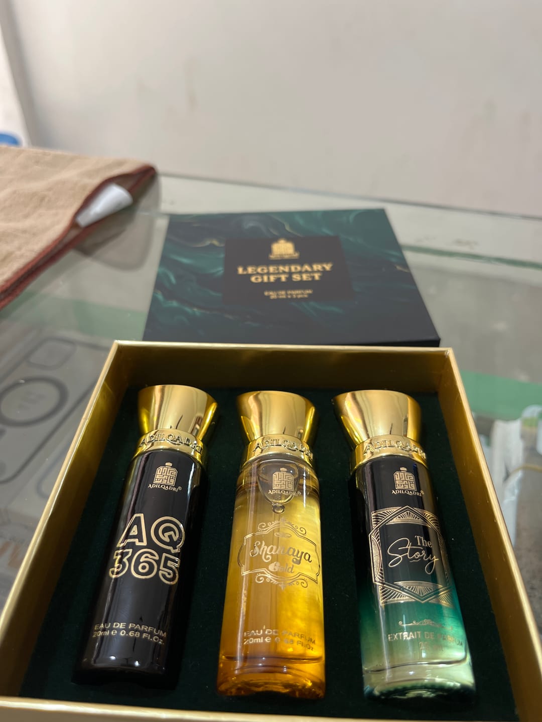 Customer photo review of Legendary Gift Set 3 Pcs Set of Premium Perfume Spray