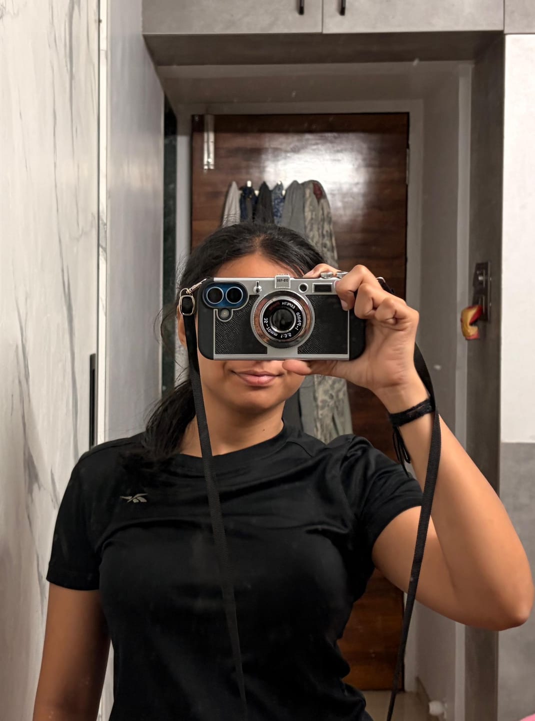 Customer photo review of Emily In Paris iPhone Samsung Pre-Order Black 3D Retro Camera Phone Case Cover