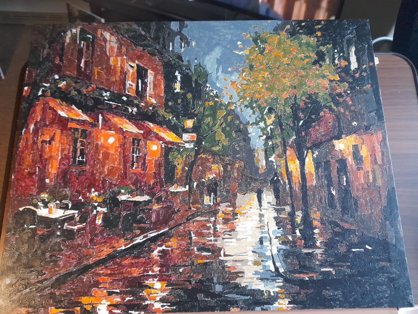 Customer photo review of Parisian Rainy Cafe