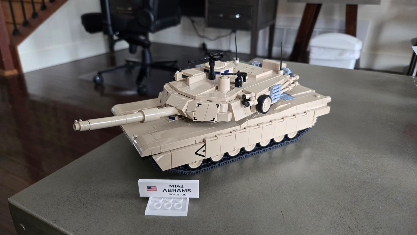 Customer photo review of COBI M1A2 Abrams Tank : Set #2632