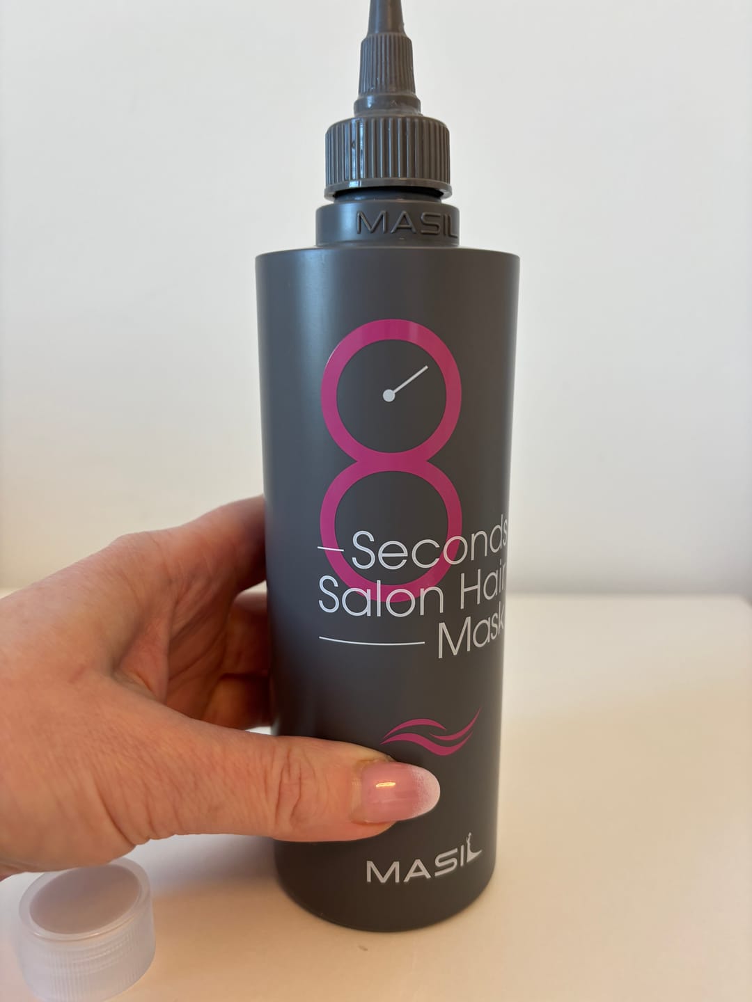 Customer photo review of Maska ātrai matu atjaunošanai Masil 8 Seconds Salon Hair Mask
