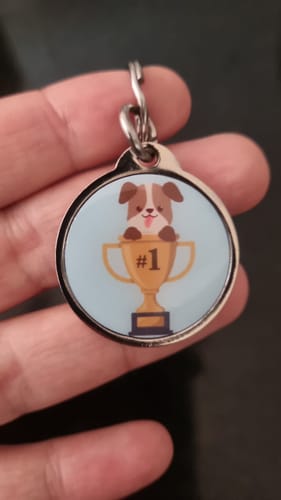 Customer photo review of Placa Perro #1