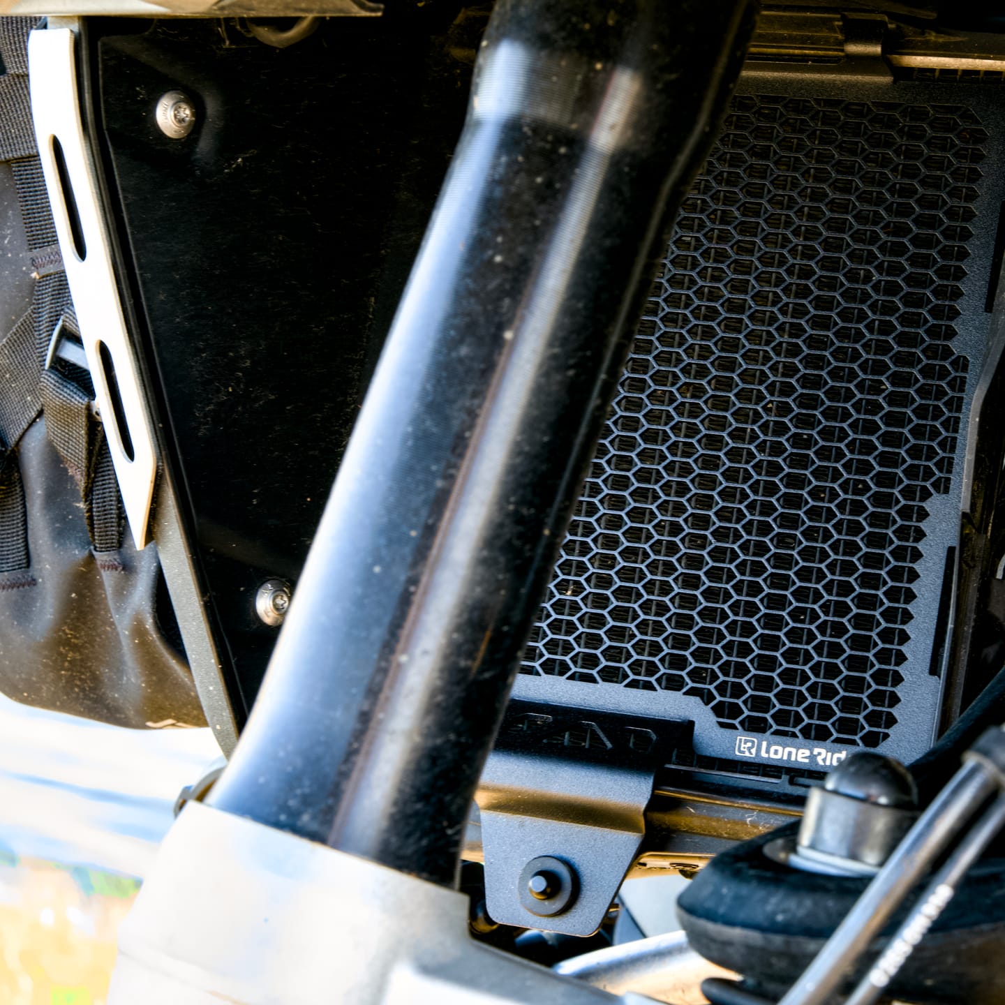 Customer photo review of Radiator Guard Set for BMW R1300GS / Adv