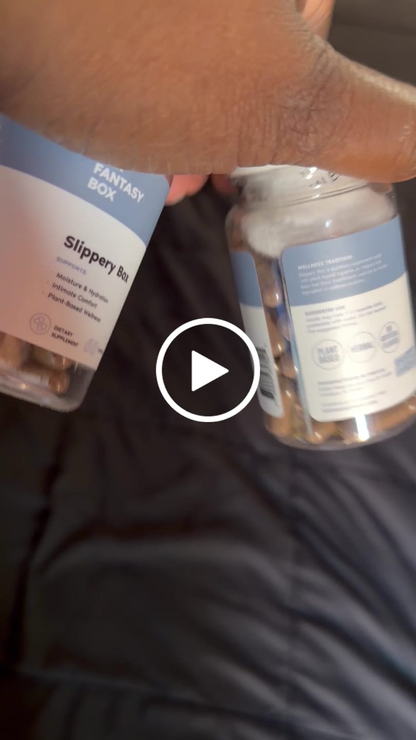 Customer video review of Slippery Box - Extra Moisture Support Capsules