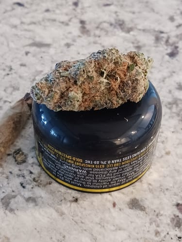 Customer photo review of Gold Spectrum THCA Flower (Exotic) - Blockberry