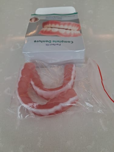 Customer photo review of 🦷  Fit Full Functional DenturesMake you more confident-Made in the USA & FDA-Certified
