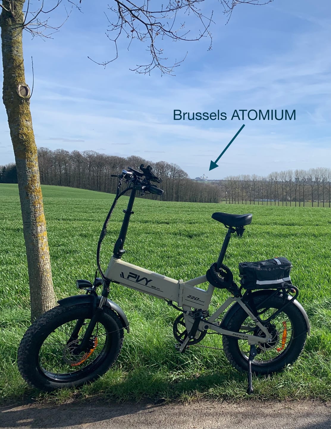 Customer photo review of Soft rear seat bag