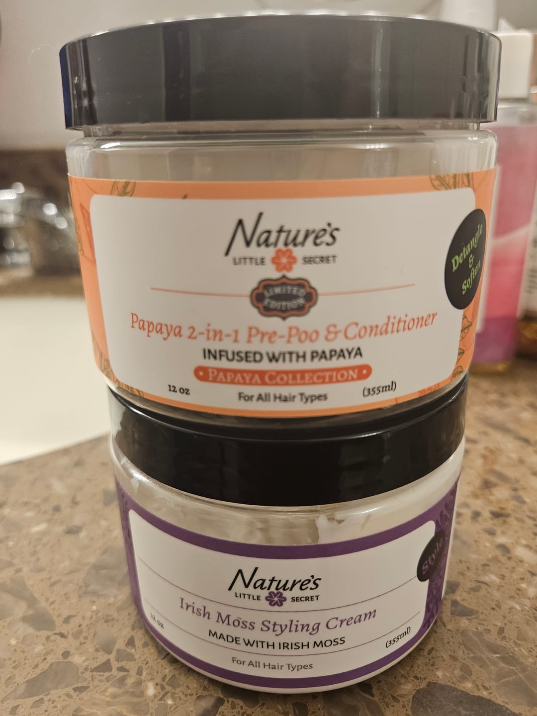 Customer photo review of Papaya 2-in-1 Pre Poo & Conditioner