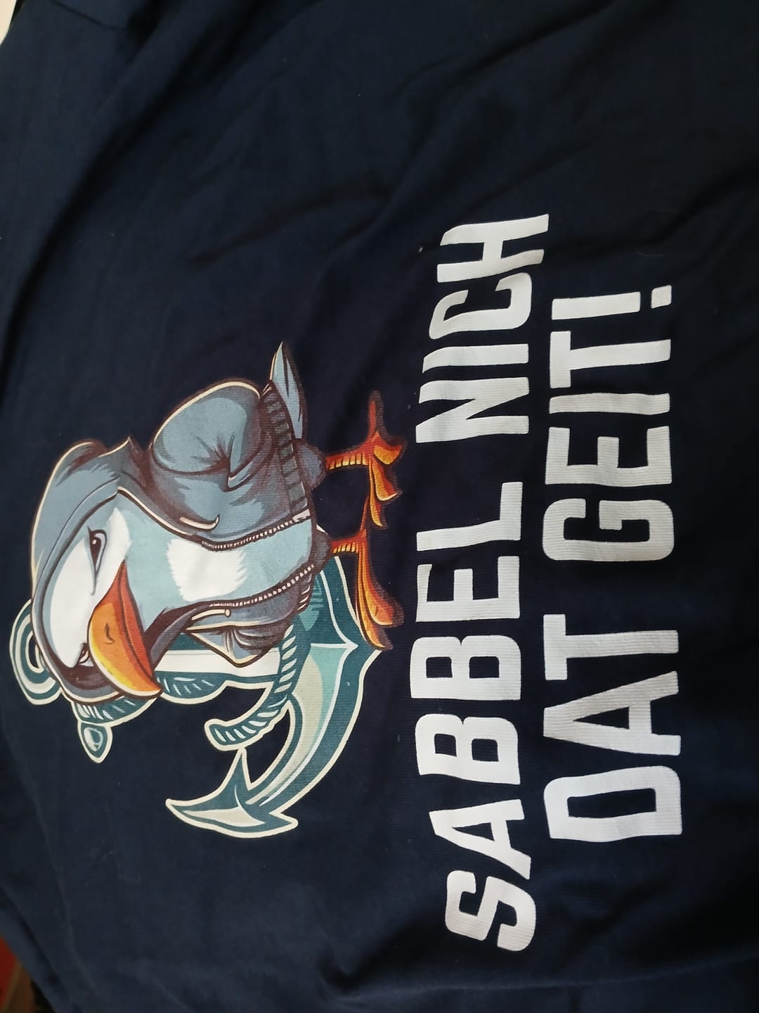 Customer photo review of Sabbel nich dat Geit 2 Premium T-Shirt