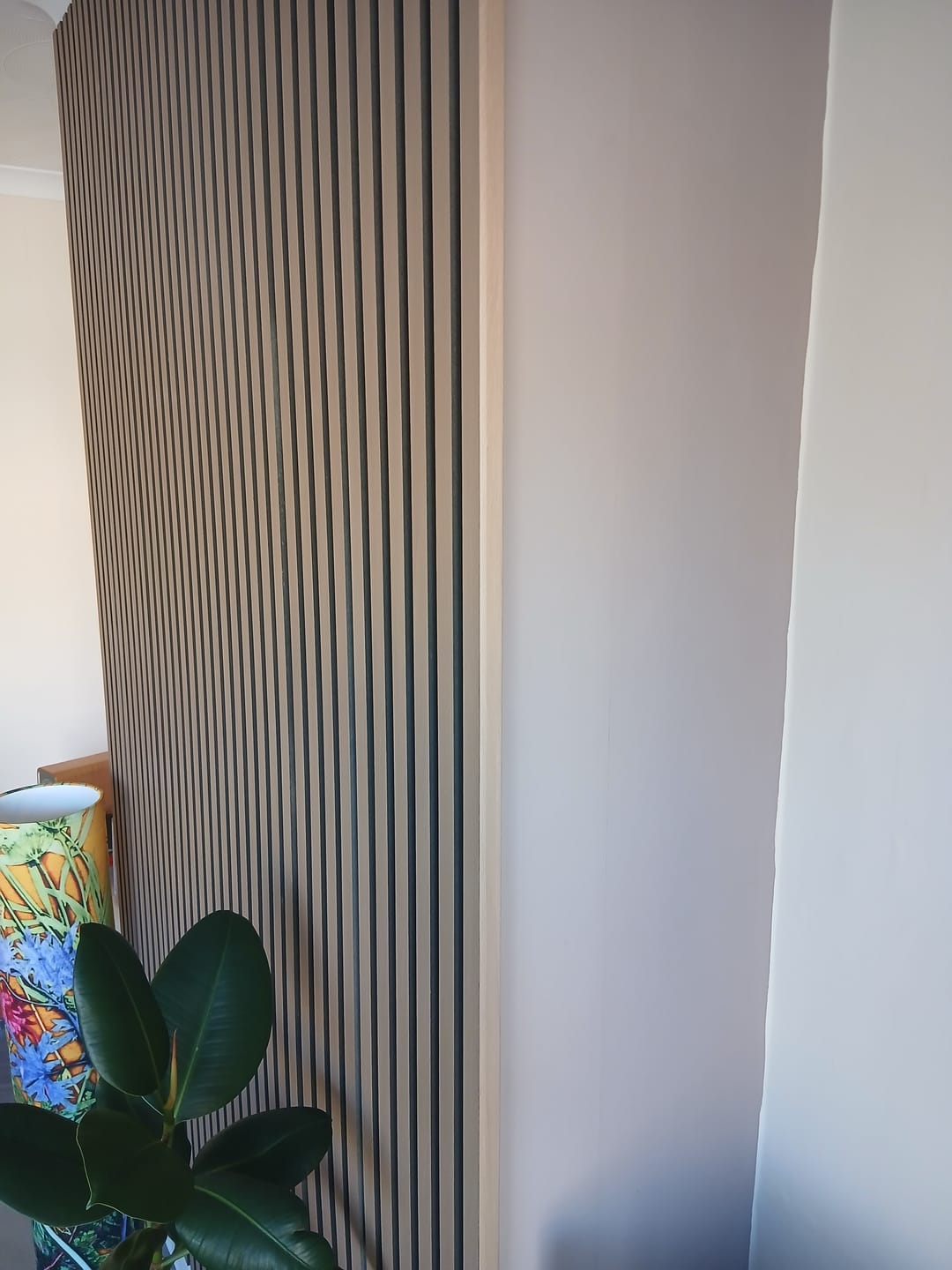 Customer photo review of Acoustic Wall Panel End Trim (Multiple Colours)