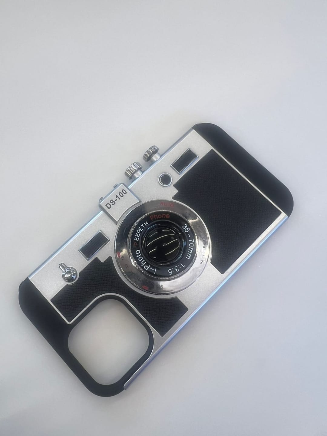 Customer photo review of Emily In Paris iPhone Samsung Pre-Order Black 3D Retro Camera Phone Case Cover