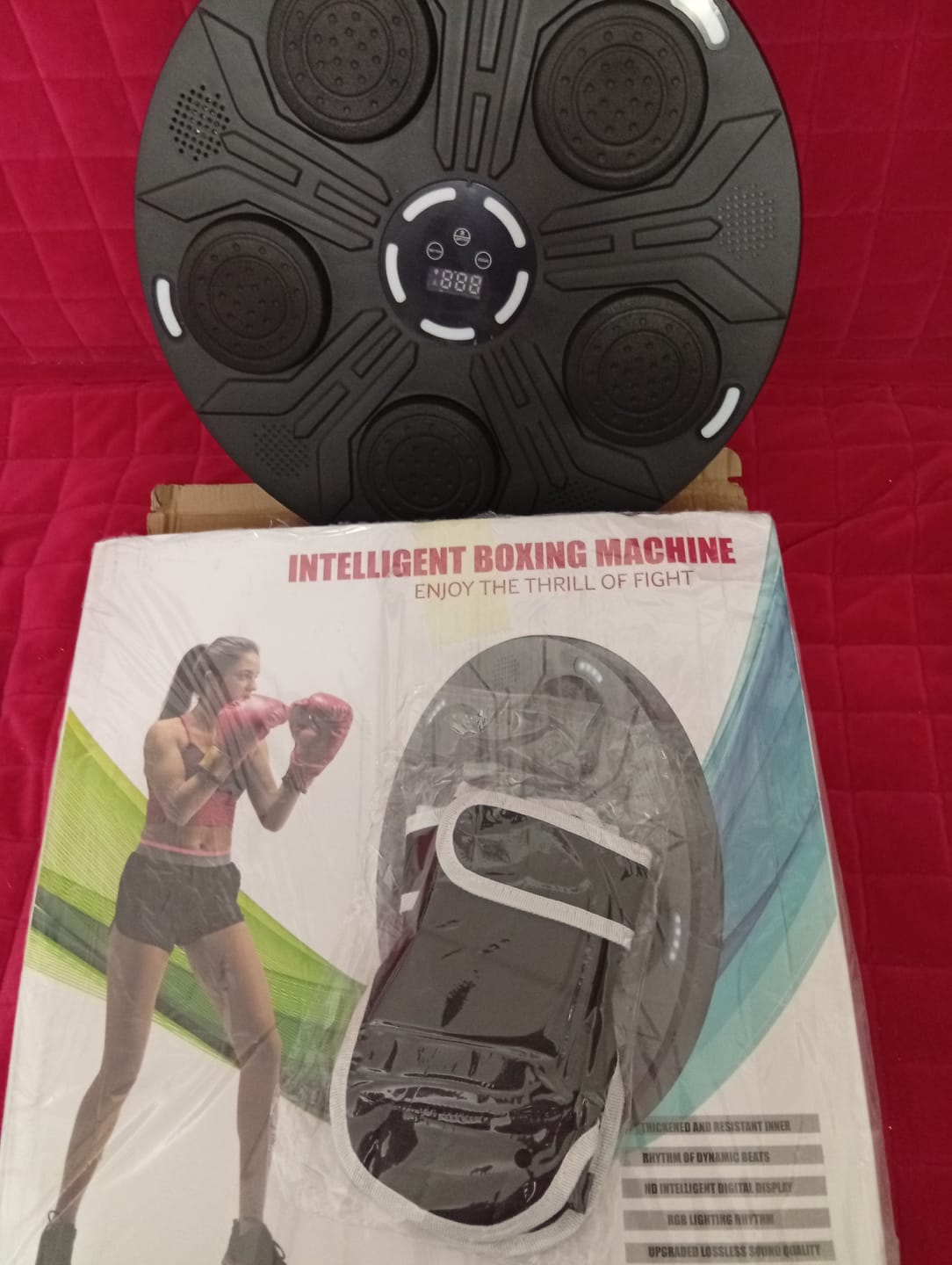 Customer photo review of Boxing Machine Bluetooth Music Intelligente Guanti Inclusi