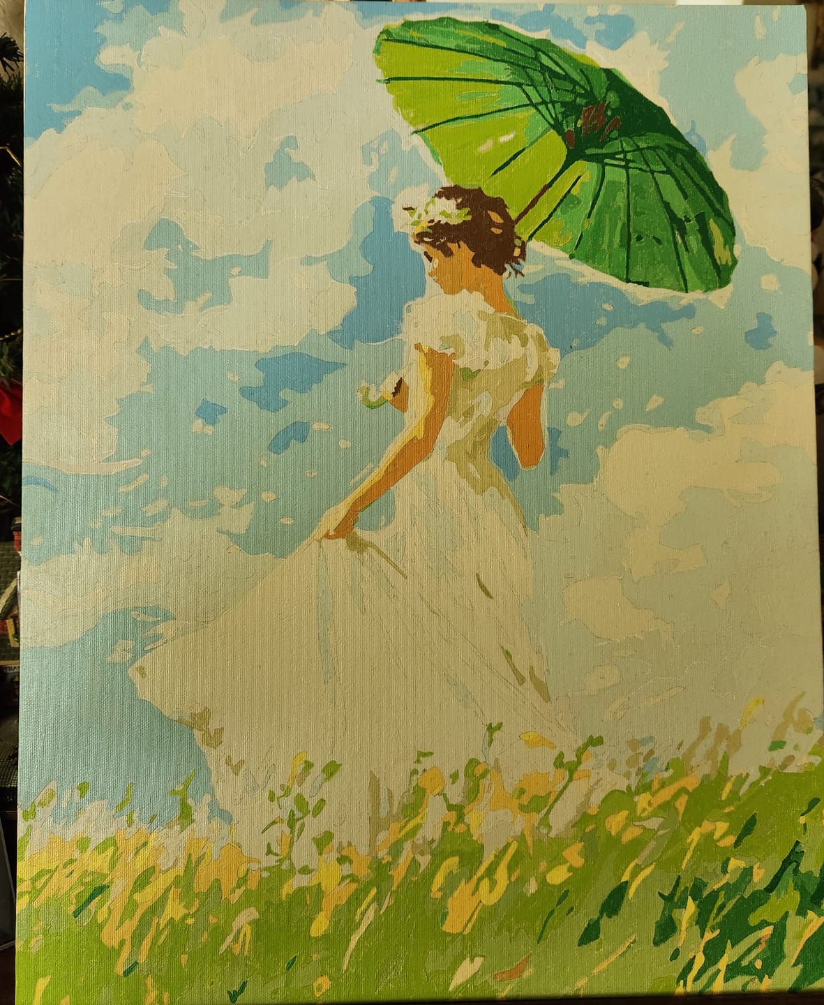 Customer photo review of Woman with a Parasol