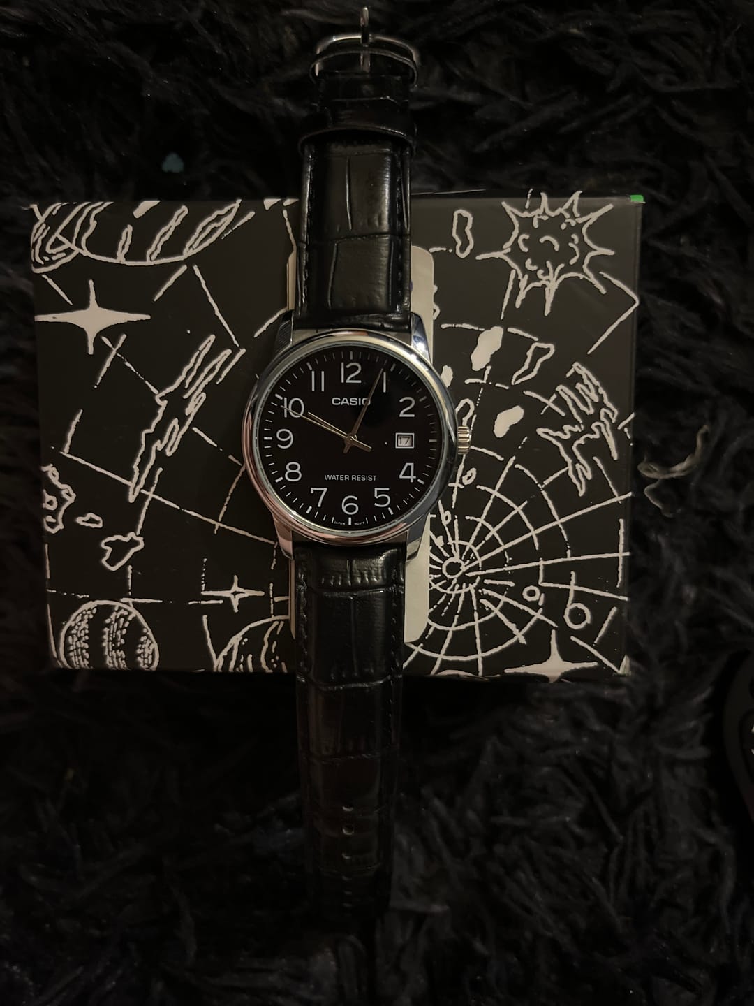 Customer photo review of Reloj Casio Análogo MTP-V002L-1BU Correa de Cuero