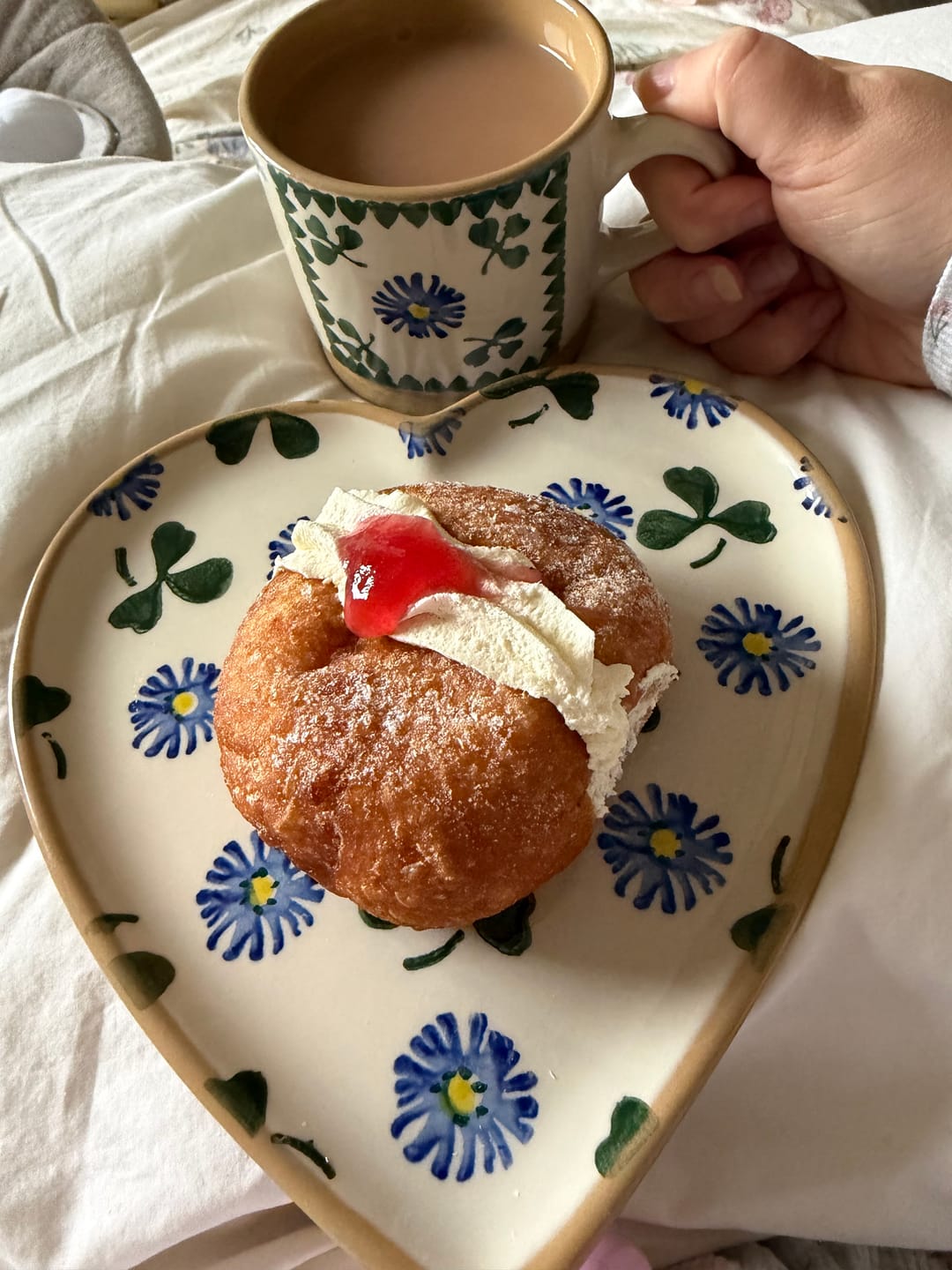 Customer photo review of Medium Heart Plate | Clover
