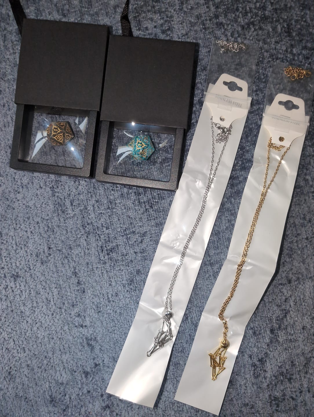 Customer photo review of Dice Necklace