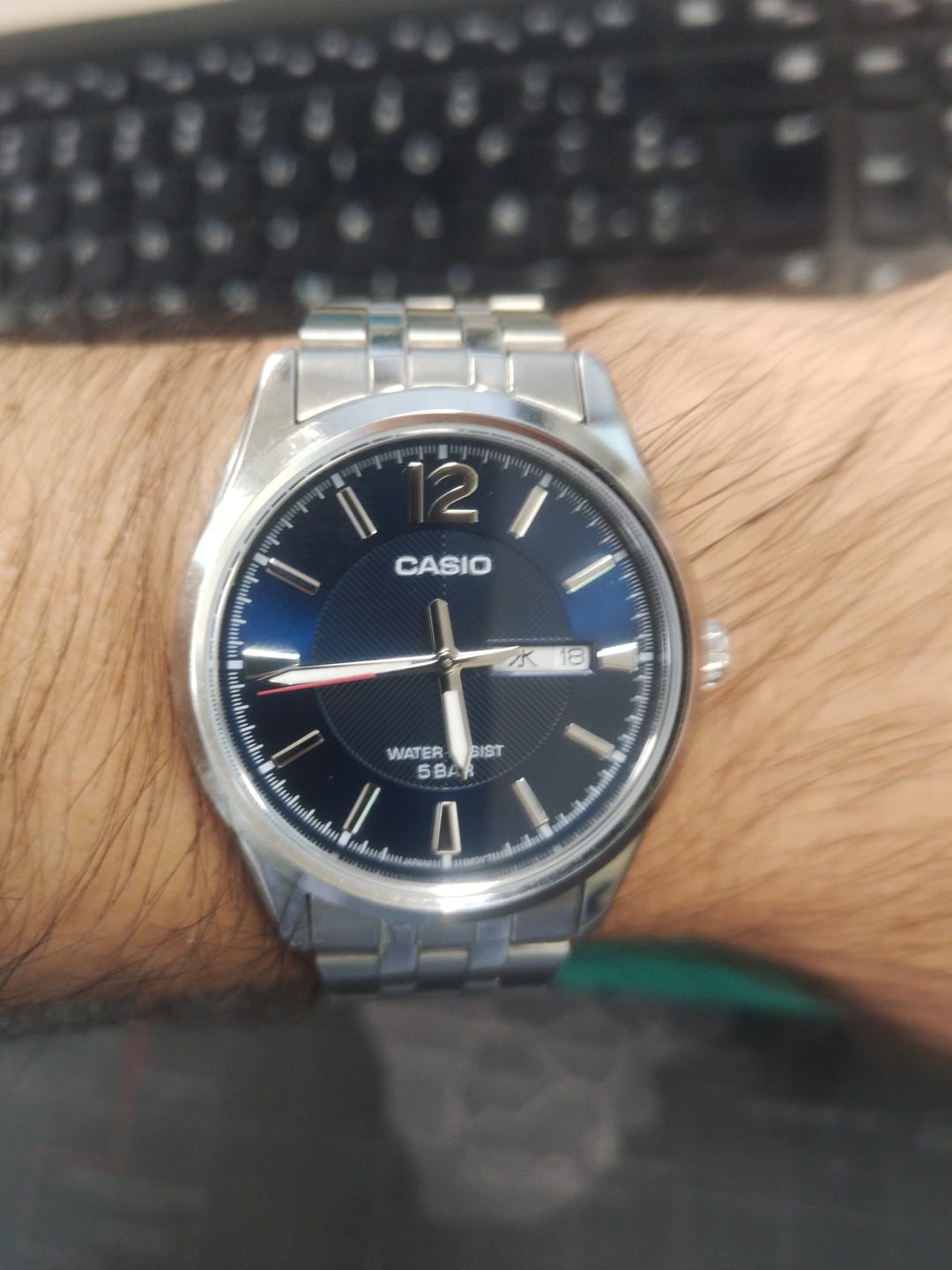 Customer photo review of Reloj Casio Análogo MTP-1335DJ-2AJF Kanji Azul 38mm JDm