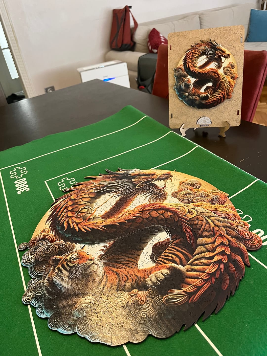 Customer photo review of Kaplan ve Ejderha - Ahşap Puzzle