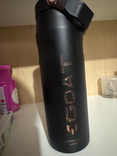 Customer photo review of Botella Flip Straw 2,0 Aerolight Black | 710 ml MESSI X STANLEY 1913