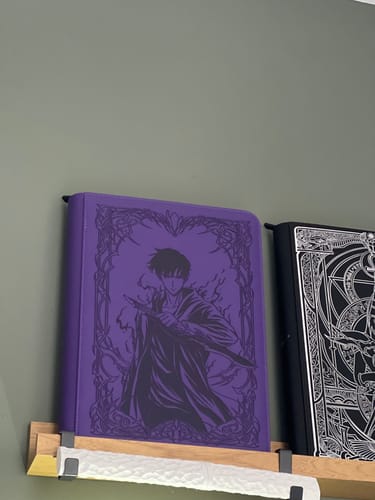 Customer photo review of Darkness Hunter 9-Pocket Trading Card Binder