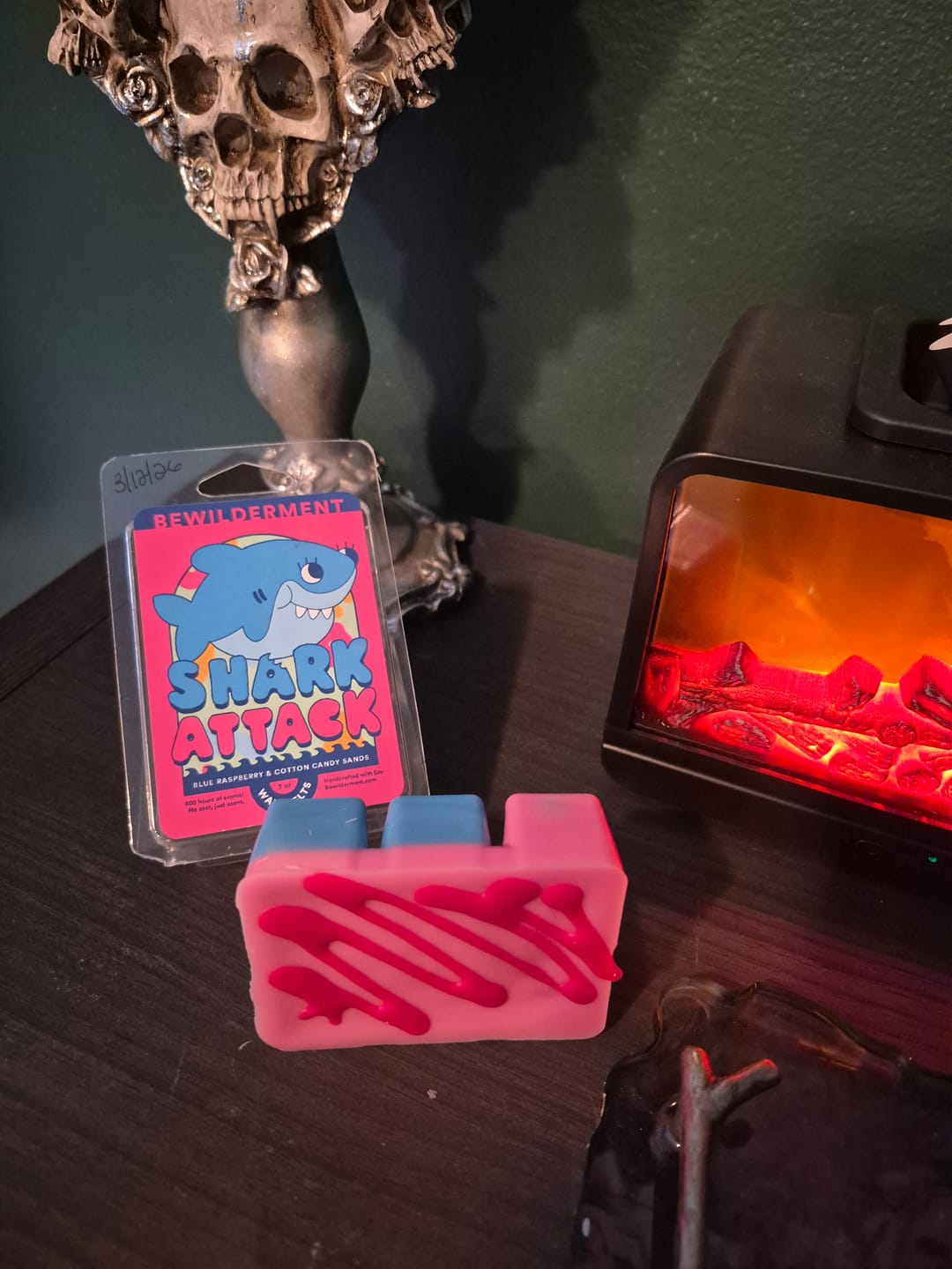 Customer photo review of Shark Attack Wax Melts