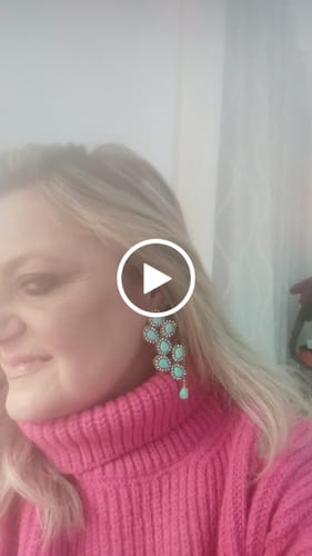 Customer video review of Orecchini Turchina